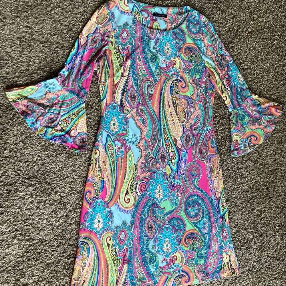 Tommy Hilfiger Colorful Paisley Dress - Picture 2 of 8